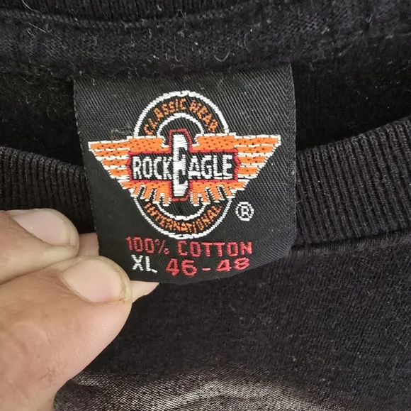 Vintage Rock Eagle Native Chief Graphic Tee XL - Picture 3 of 3
